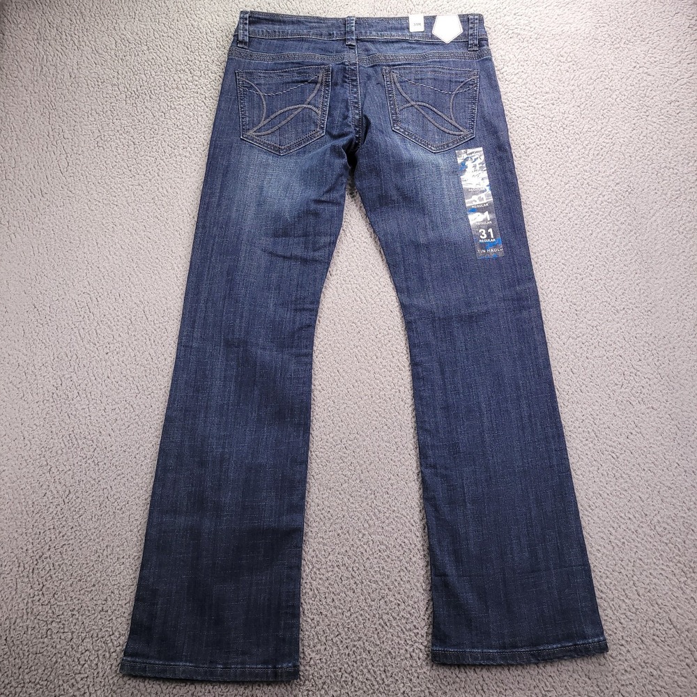 TIN HAUL Jeans Size 31 Dolly Celebrity Bootcut Dark Wash Denim 33x32 NEW